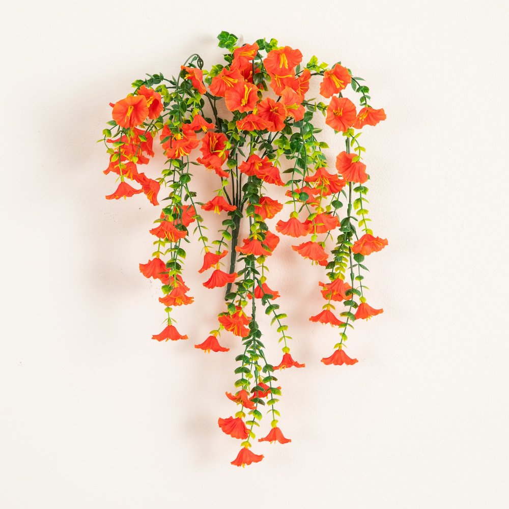 30in. UV Resistant Morning Glory Hanging Plant (Indoor/Outdoor) - Set of 6. Picture 3