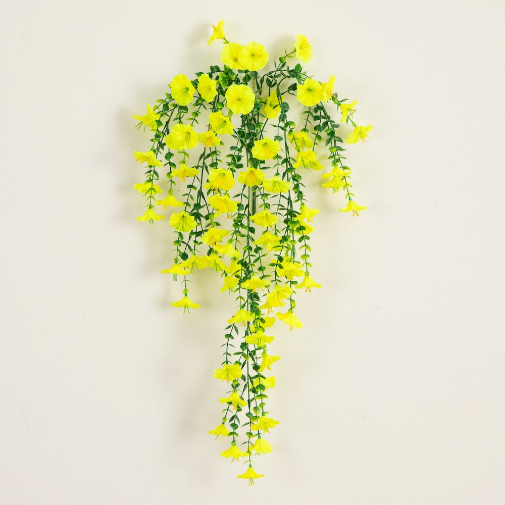 30in. UV Resistant Morning Glory Hanging Plant (Indoor/Outdoor) - Set of 6. Picture 3