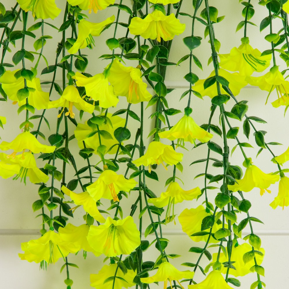 30in. UV Resistant Morning Glory Hanging Plant (Indoor/Outdoor) - Set of 6. Picture 4