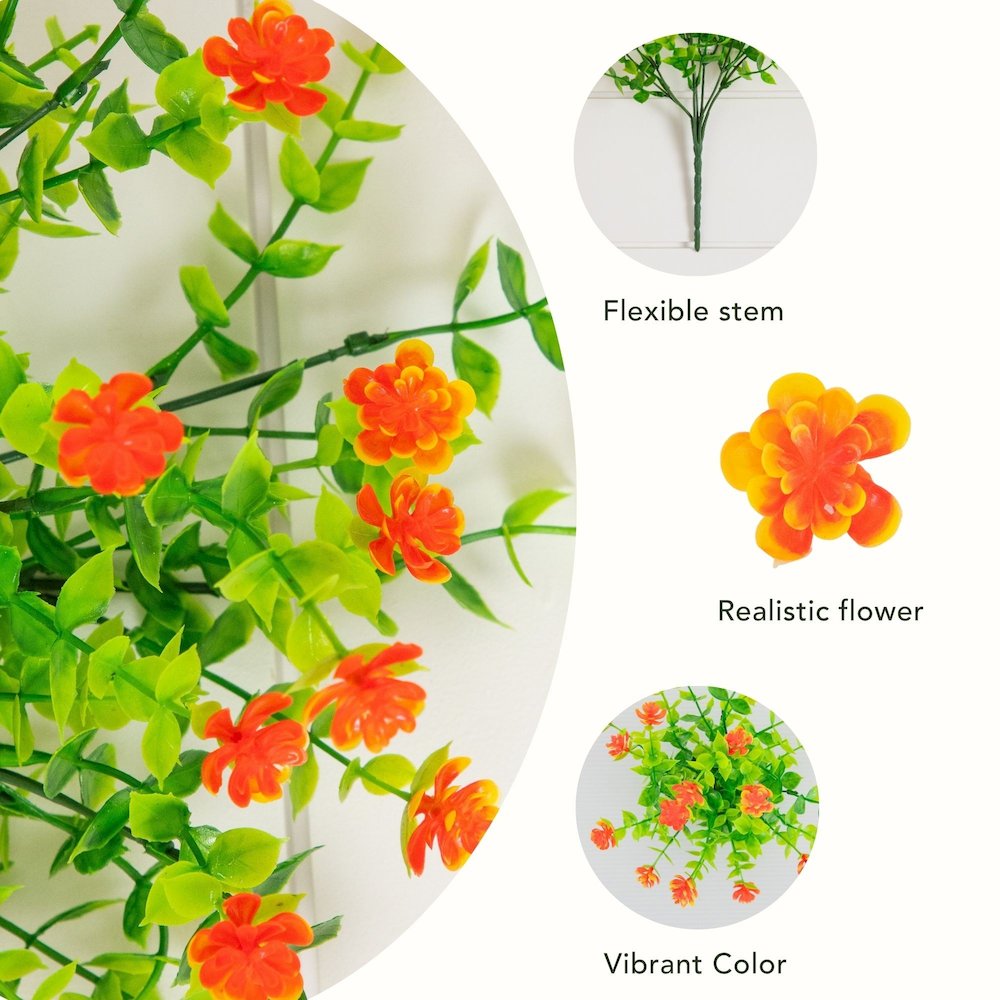 13in. UV Resistant Flowering Mini Rose Bush (Indoor/Outdoor) - Set of 12. Picture 10