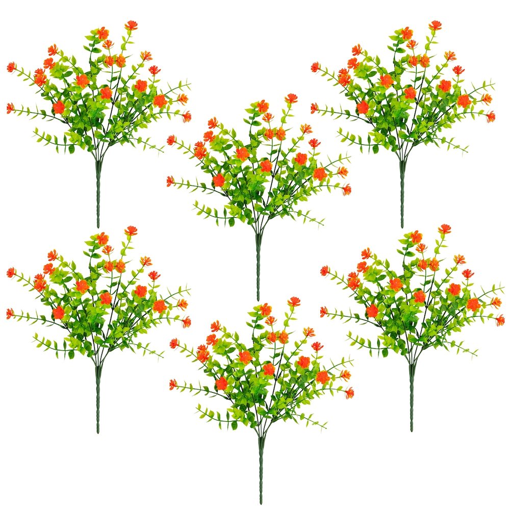 13in. UV Resistant Flowering Mini Rose Bush (Indoor/Outdoor) - Set of 12. Picture 5