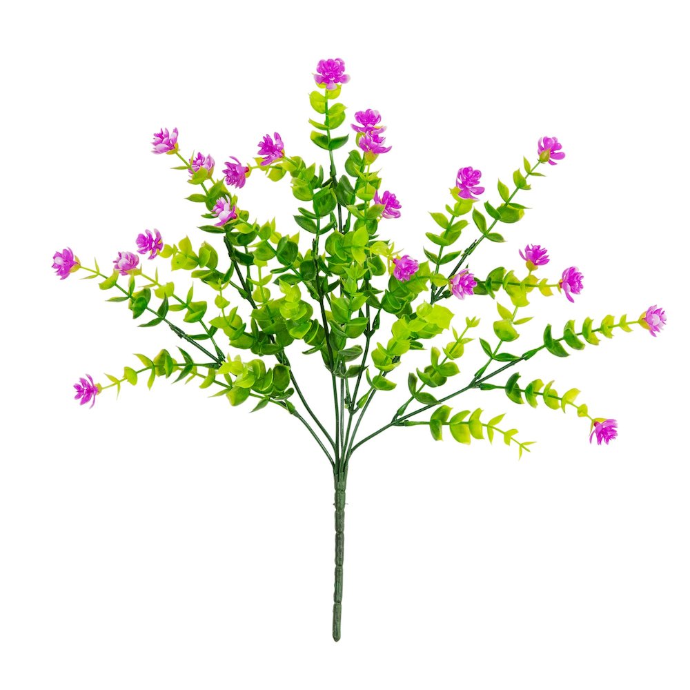 13in. UV Resistant Flowering Mini Rose Bush (Indoor/Outdoor) - Set of 12. Picture 6