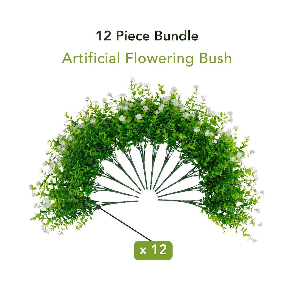 13in. UV Resistant Flowering Mini Rose Bush (Indoor/Outdoor) - Set of 12. Picture 11
