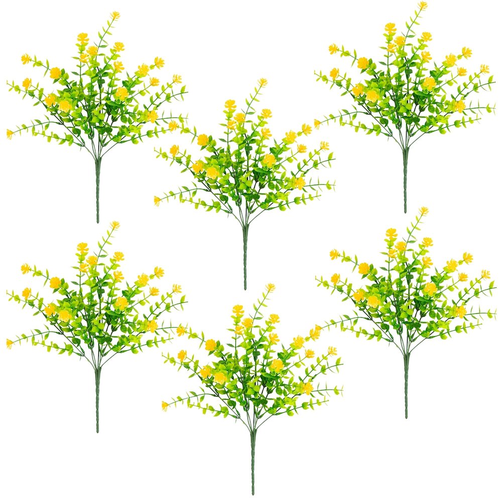 13in. UV Resistant Flowering Mini Rose Bush (Indoor/Outdoor) - Set of 12. Picture 6