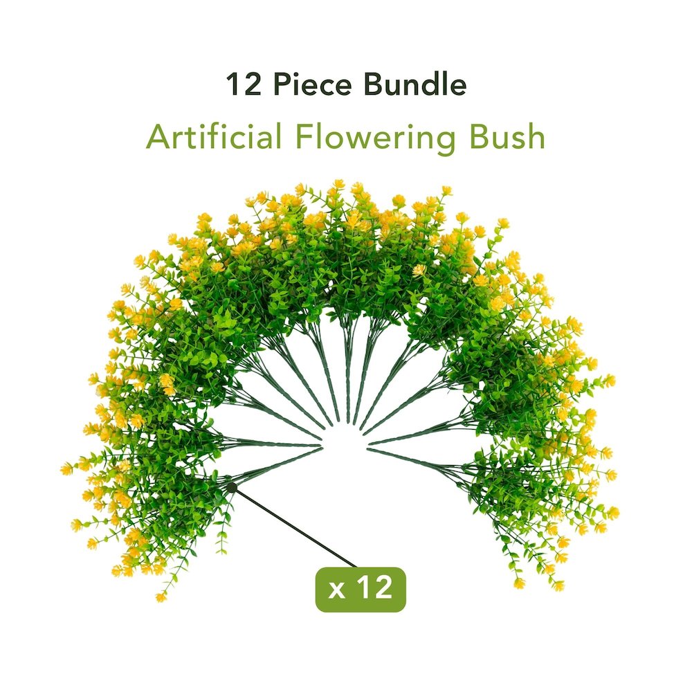 13in. UV Resistant Flowering Mini Rose Bush (Indoor/Outdoor) - Set of 12. Picture 10