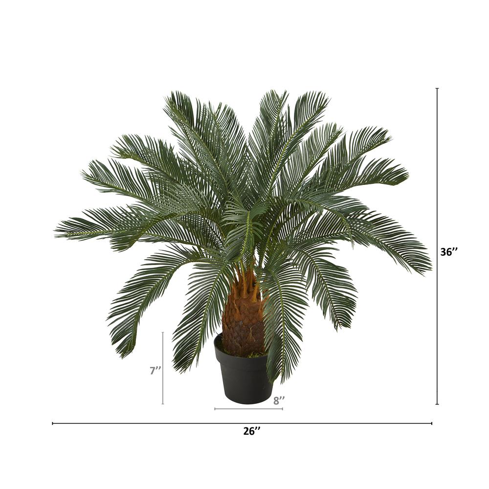 3ft. Cycas Artificial Tree. Picture 2