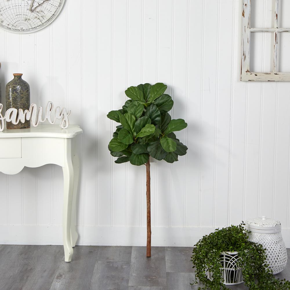 3.5ft. Fiddle Leaf Artificial Tree (No Pot). Picture 3