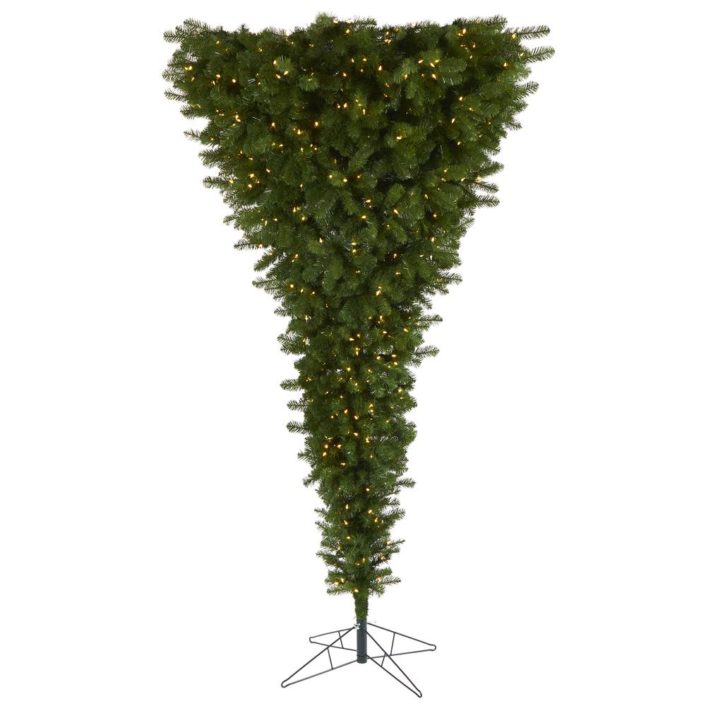 Sun Valley Spruce Upside Down Artificial Christmas Tree. Picture 1