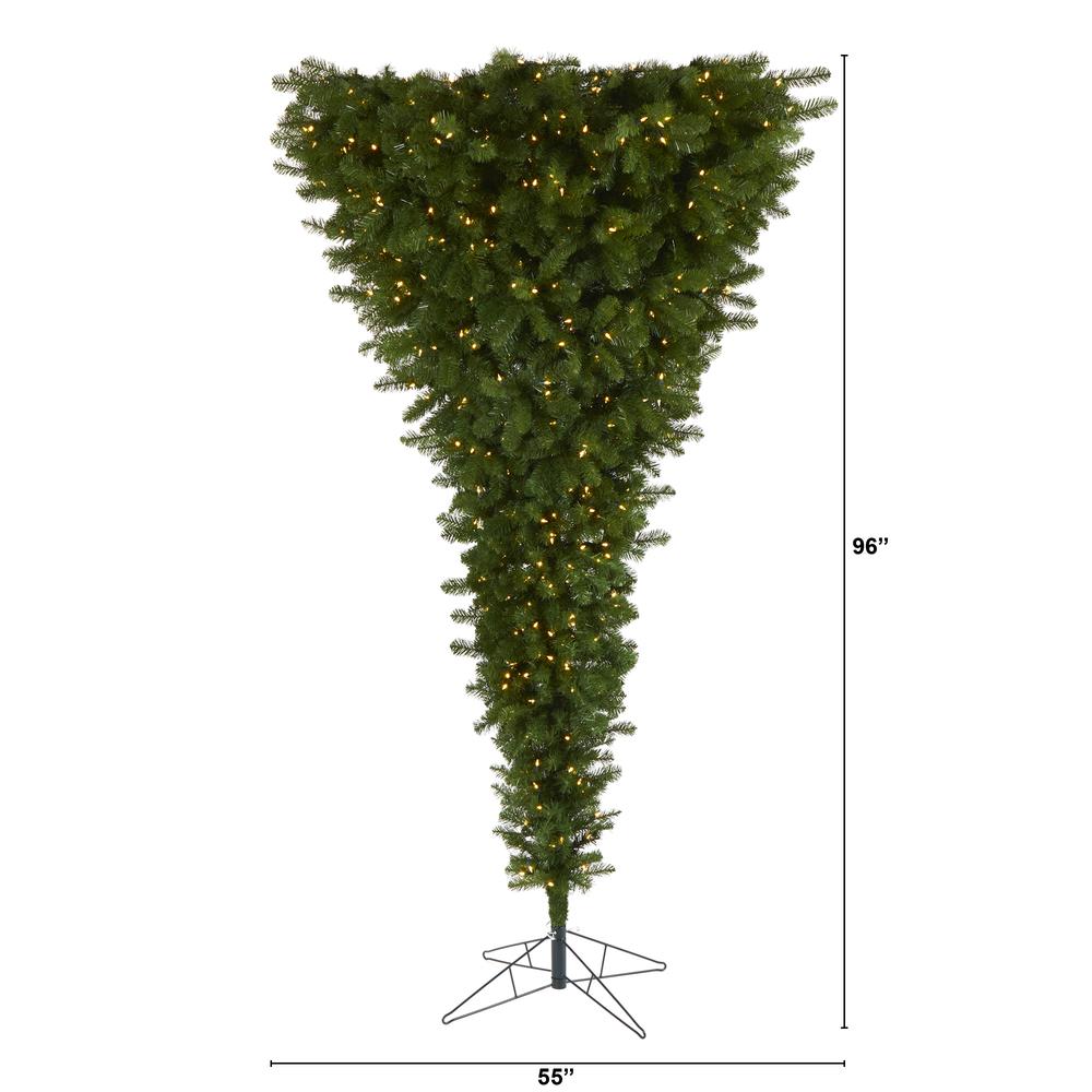 Sun Valley Spruce Upside Down Artificial Christmas Tree. Picture 2