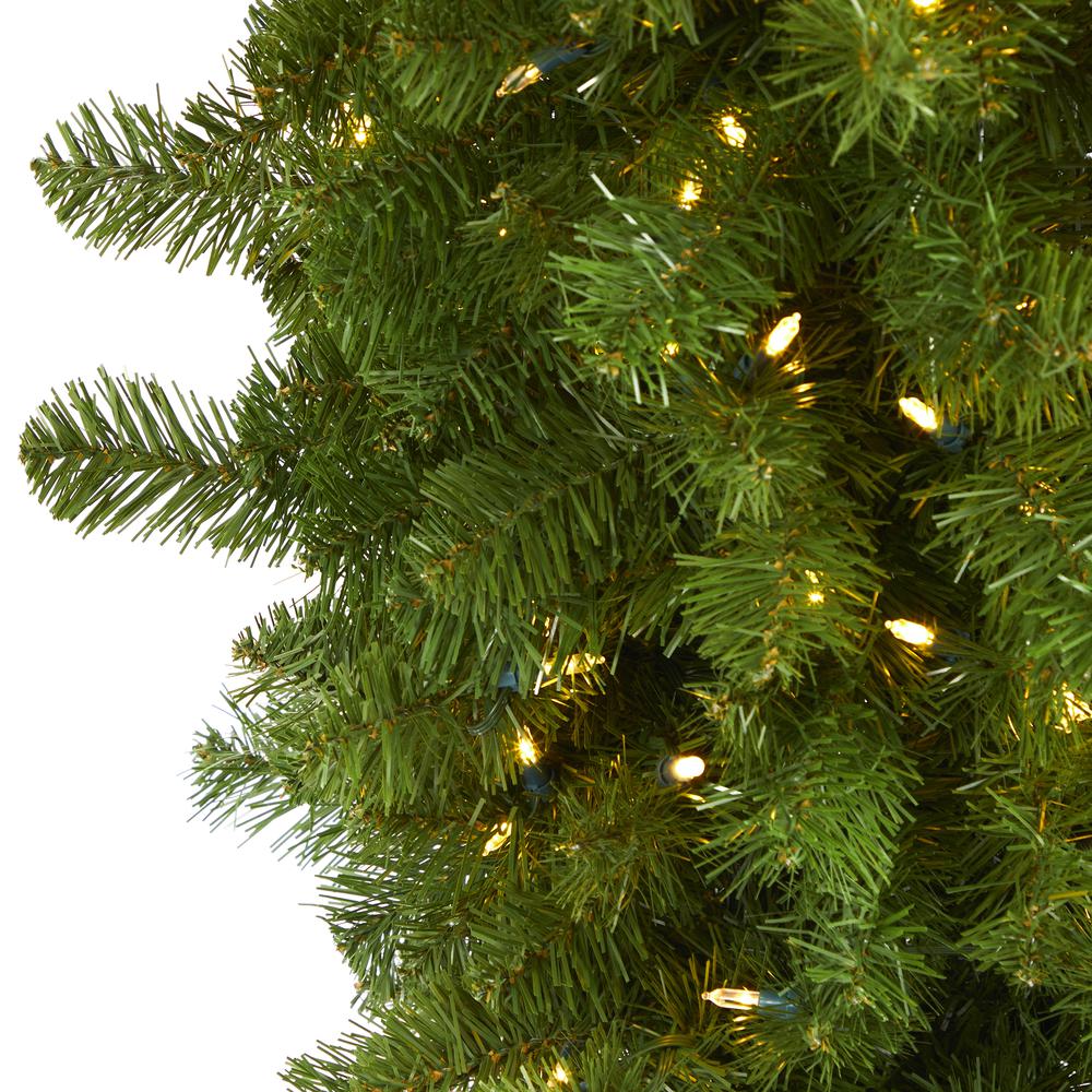 Sun Valley Spruce Upside Down Artificial Christmas Tree. Picture 3