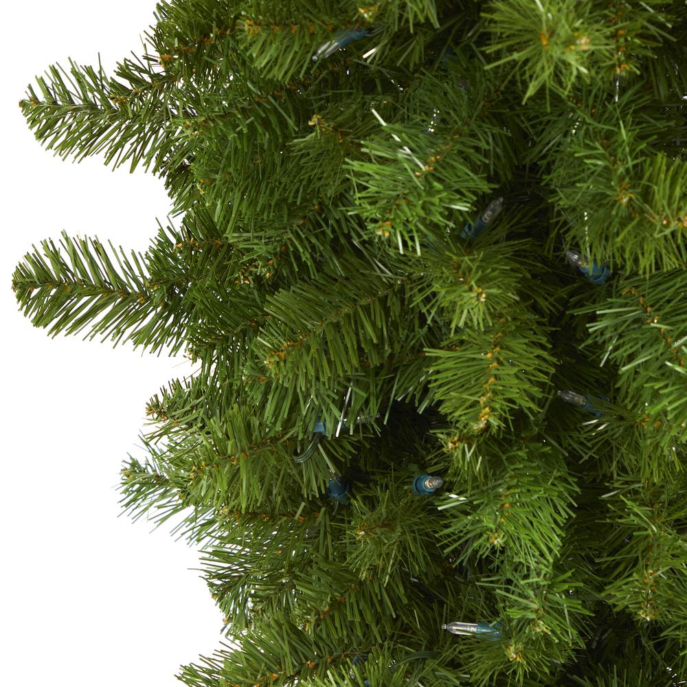 Sun Valley Spruce Upside Down Artificial Christmas Tree. Picture 4