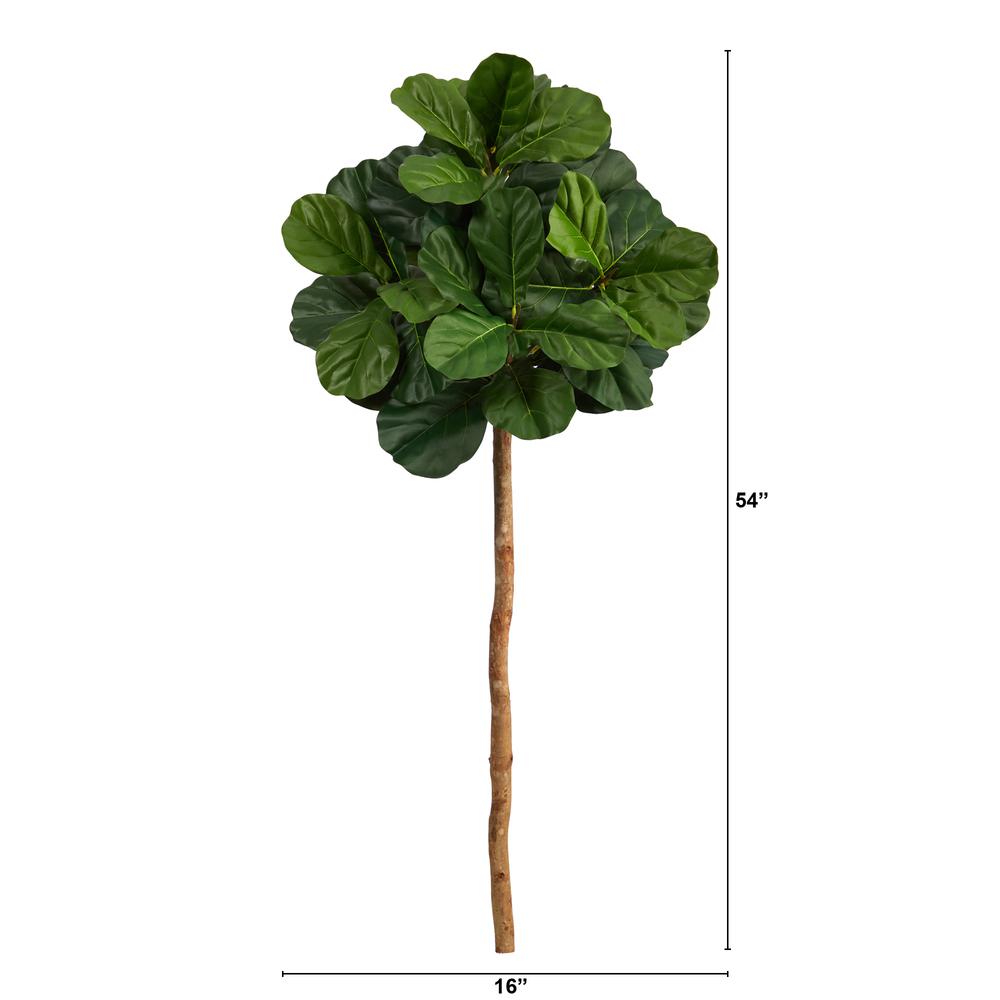 4.5ft. Fiddle Leaf Artificial Tree (No Pot). Picture 2