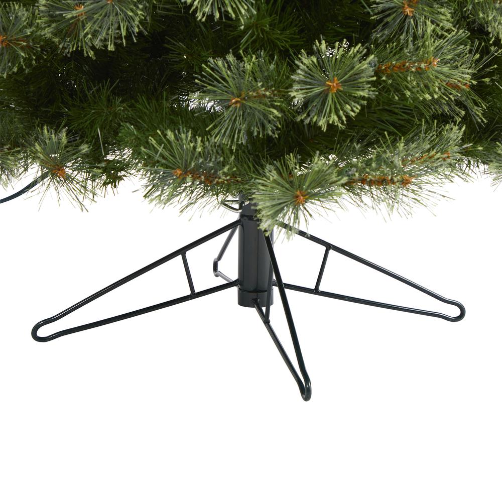 6.5ft. Cashmere Slim Artificial Christmas Tree with 350 Warm White Lights and 660 Bendable Branches. Picture 5