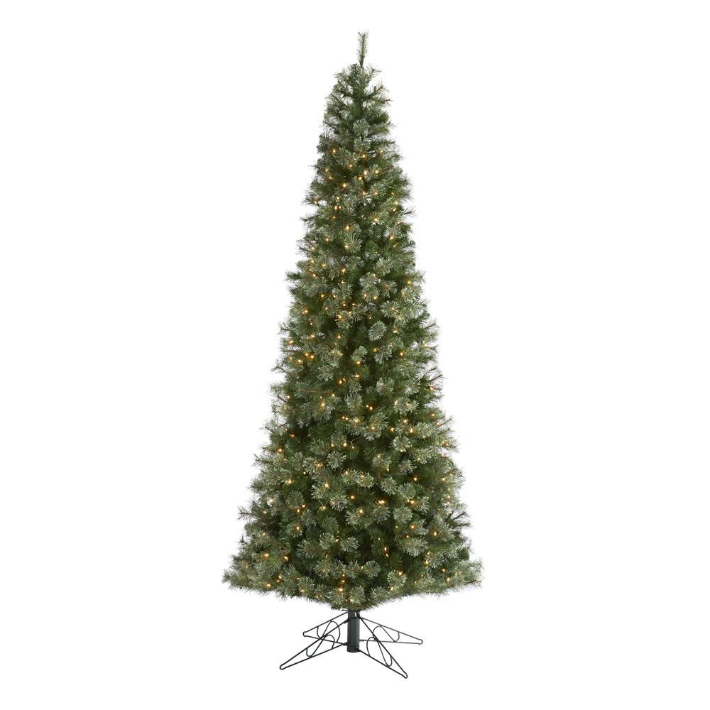 10ft. Cashmere Slim Artificial Christmas Tree. Picture 1