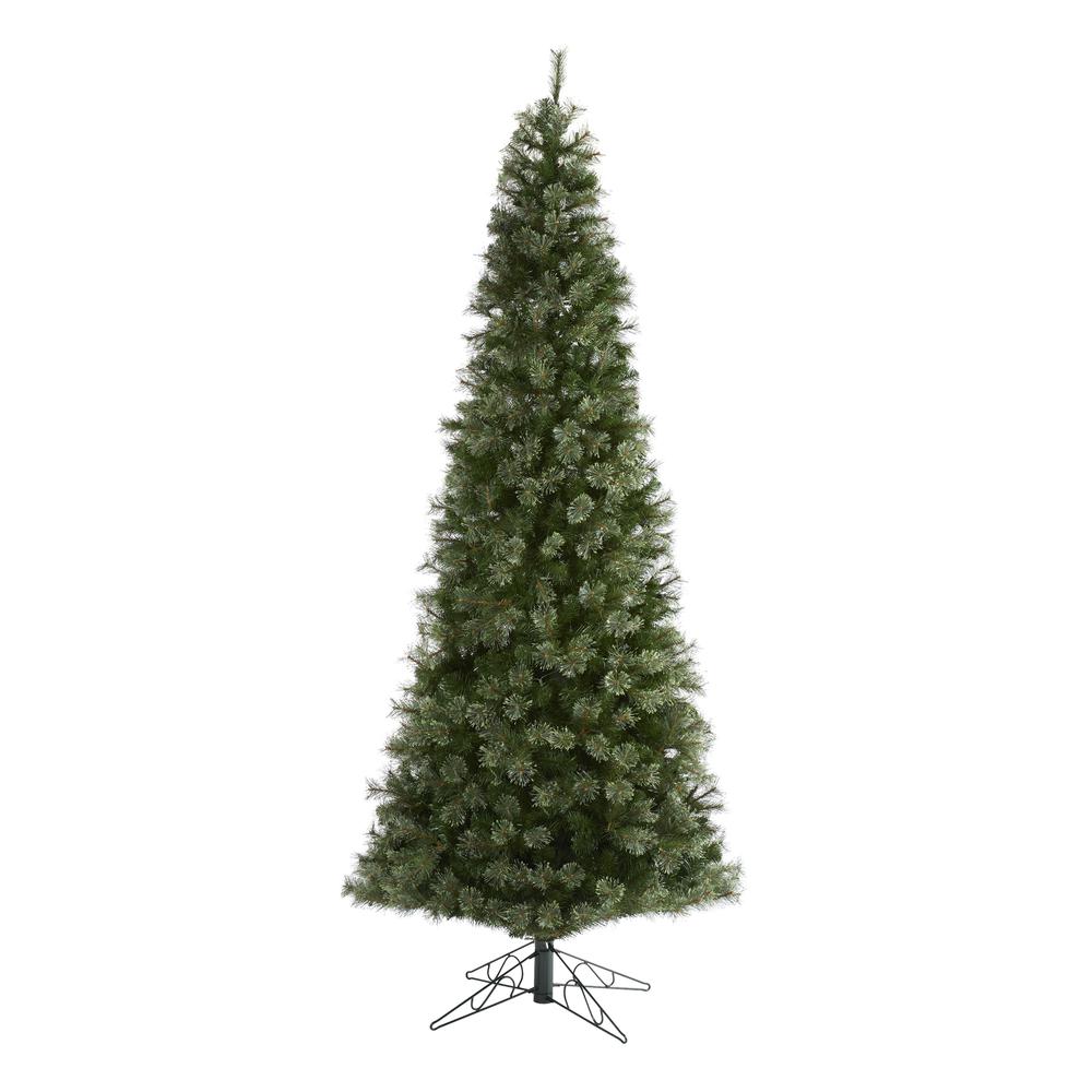 10ft. Cashmere Slim Artificial Christmas Tree. Picture 3
