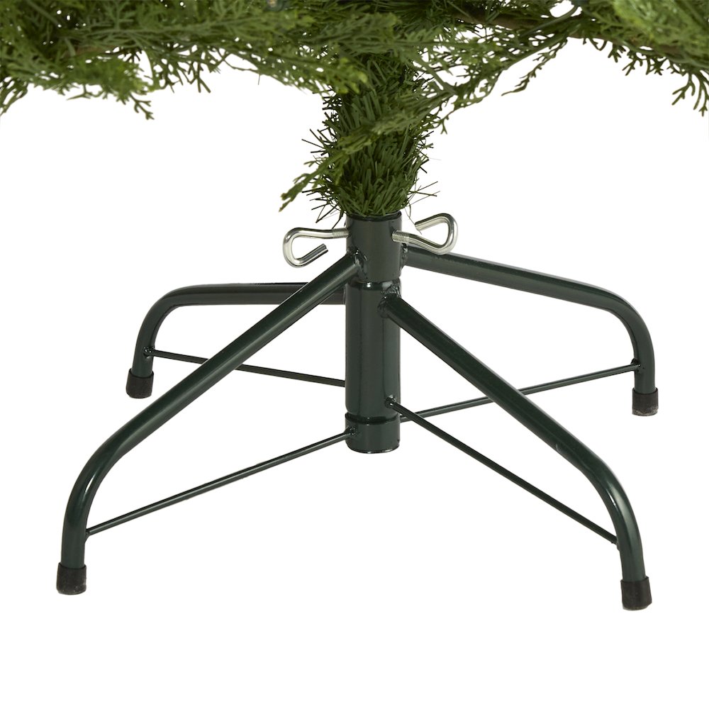 5ft. Wisconsin Fir Artificial Christmas Tree with 250 Warm White LED Lights. Picture 4
