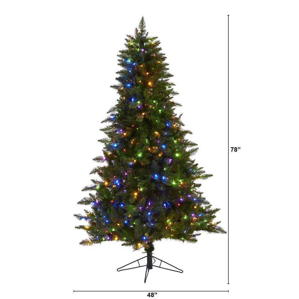 6.5ft. Vermont Spruce Artificial Christmas Tree. Picture 2