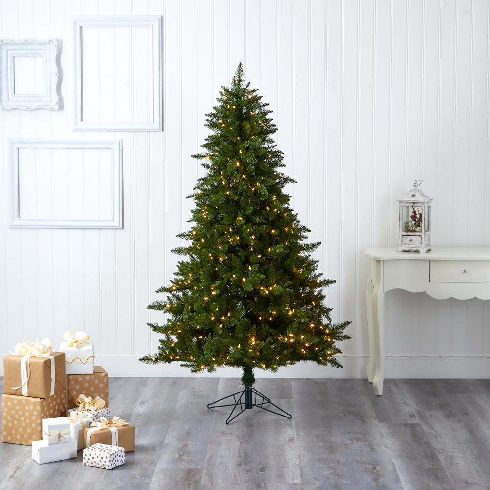 6.5ft. Vermont Spruce Artificial Christmas Tree. Picture 6