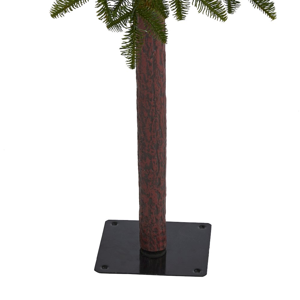 5ft. Alaskan Alpine Artificial Christmas Tree with 100 Clear Microdot LED Lights. Picture 5
