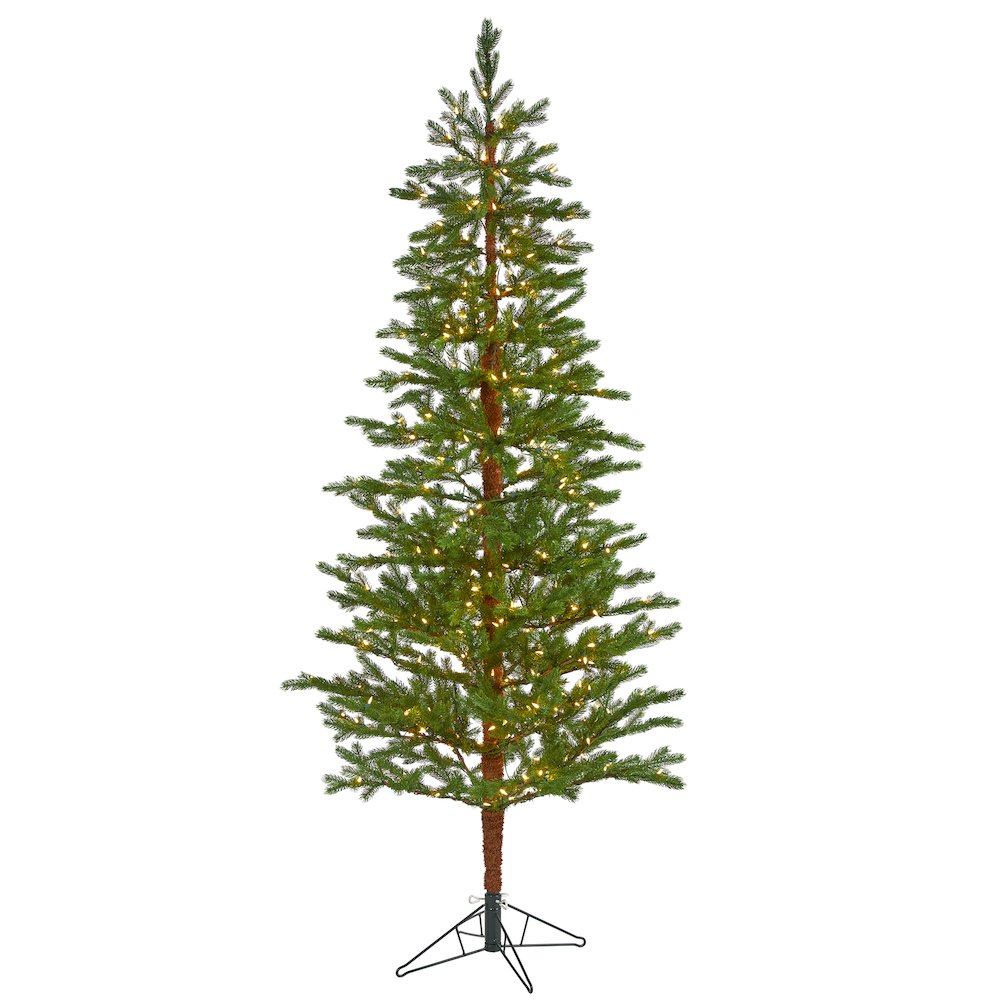 7.5ft. Fairbanks Fir Artificial Christmas Tree with 350 Clear Warm LED Lights. Picture 1