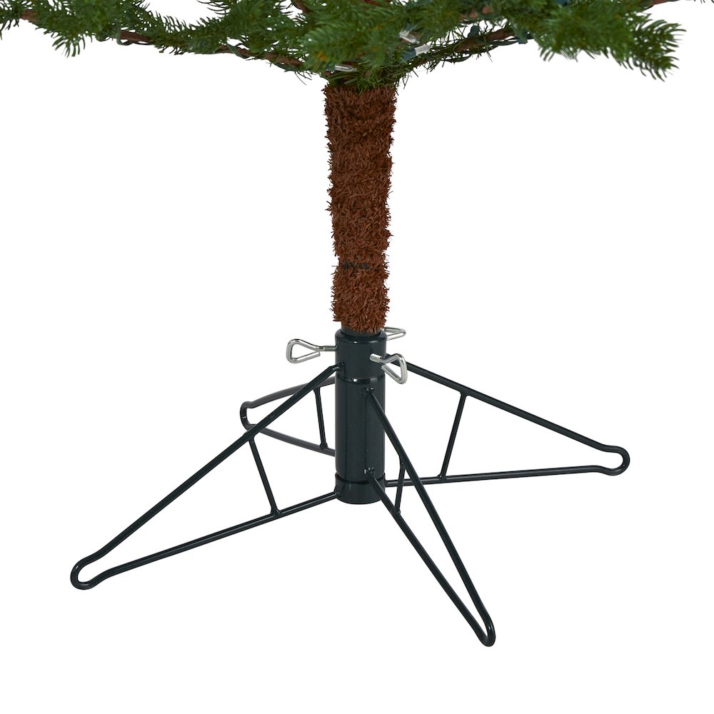 7.5ft. Fairbanks Fir Artificial Christmas Tree with 350 Clear Warm LED Lights. Picture 5