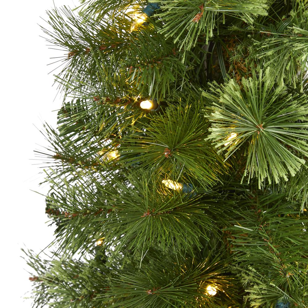 5ft. Green Pencil Artificial Christmas Tree. Picture 3