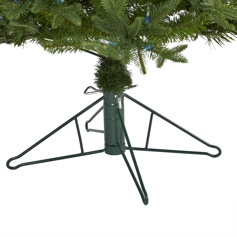 5ft. Cambridge Fir Artificial Christmas Tree with 300 Clear Warm LED Lights. Picture 5