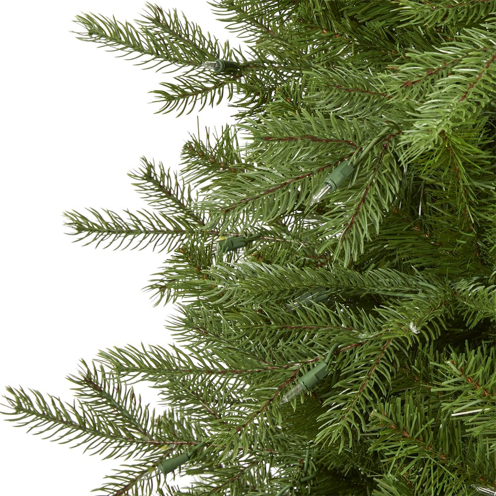 7ft. Vienna Fir Artificial Christmas Tree with 450 Warm White Lights. Picture 4