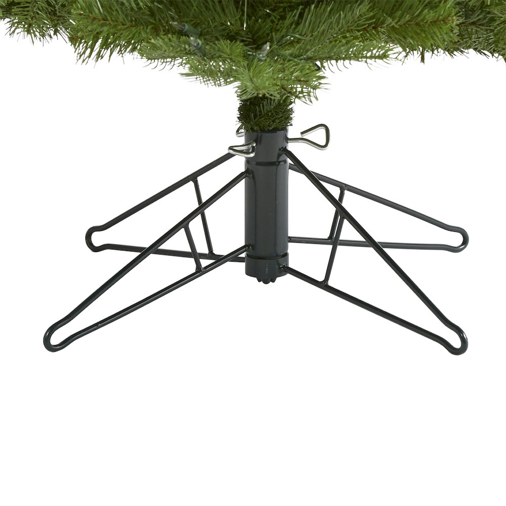 7ft. Vienna Fir Artificial Christmas Tree with 450 Warm White Lights. Picture 5