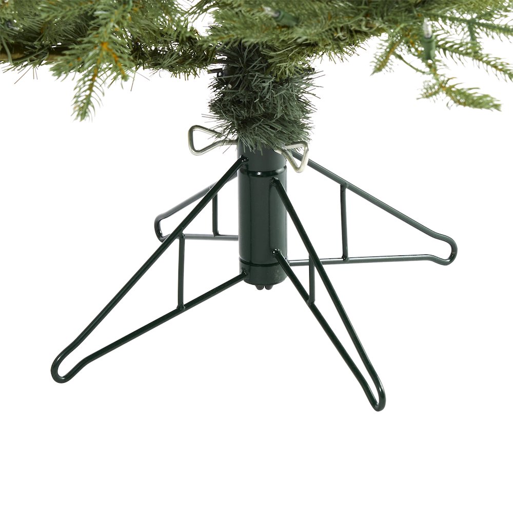 5ft. New Hampshire Spruce Artificial Christmas Tree with 300 Warm White Lights. Picture 5