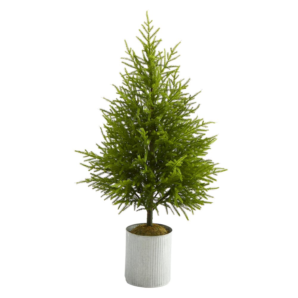 49in. Norfolk Island Pine Natural Look Artificial Tree. Picture 1
