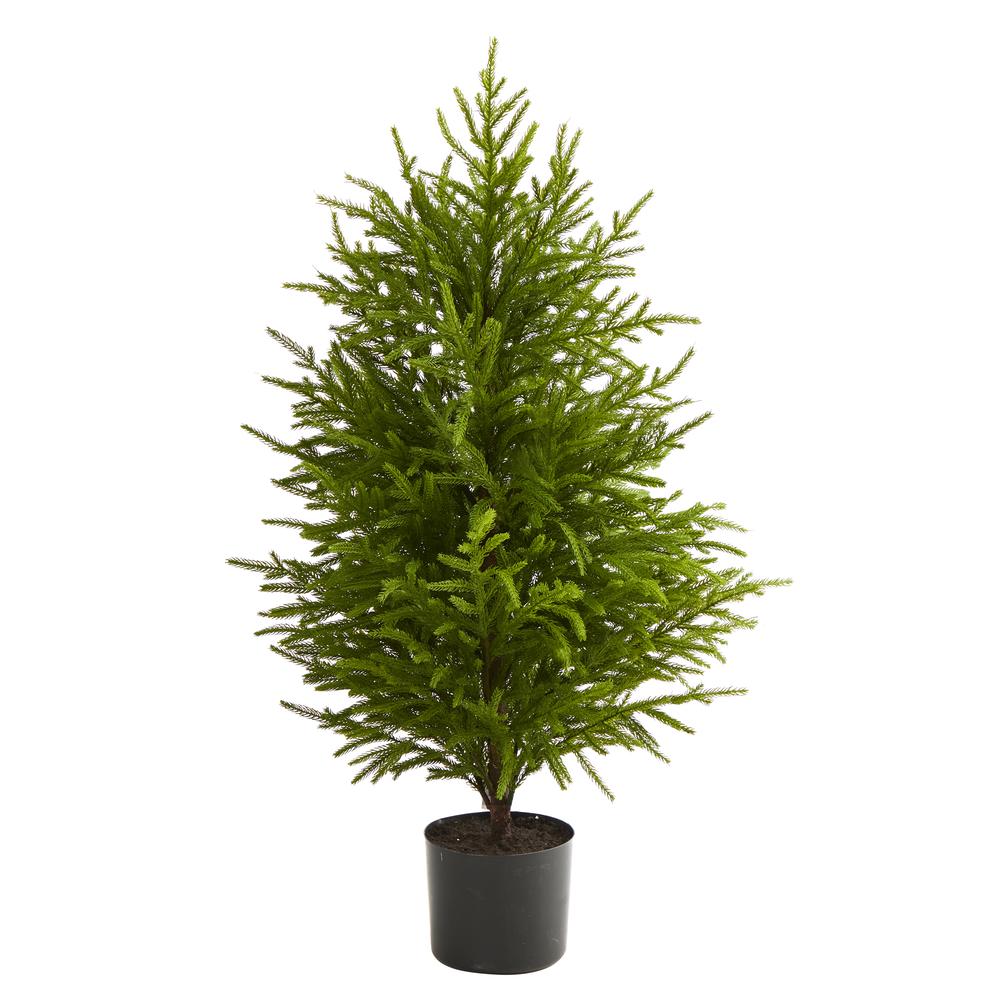 40in. Norfolk Island Pine Natural Look Artificial Tree. Picture 4
