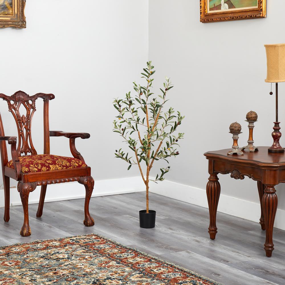 3.5ft. Olive Artificial Tree - Green. Picture 4