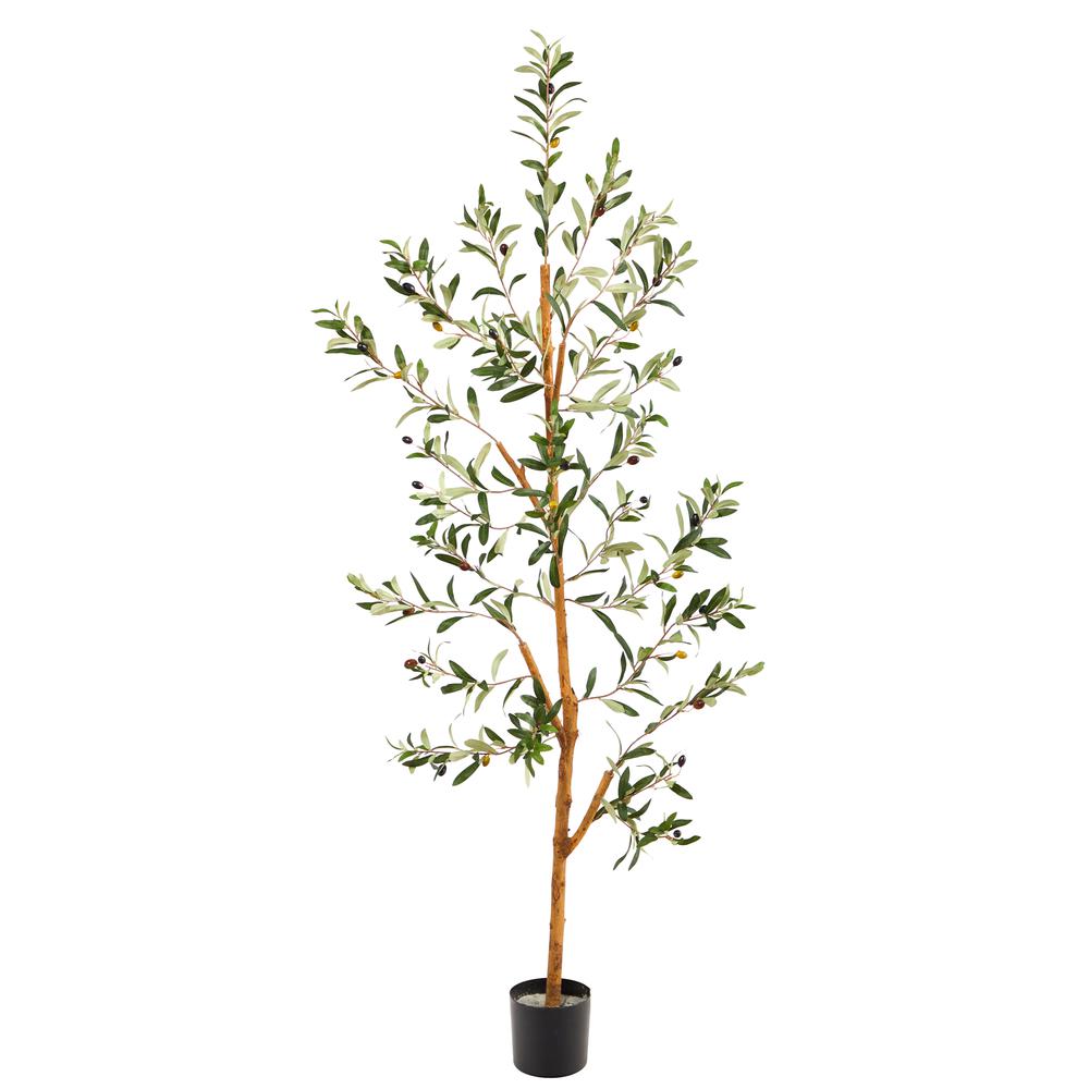 4.5ft. Olive Artificial Tree. Picture 1