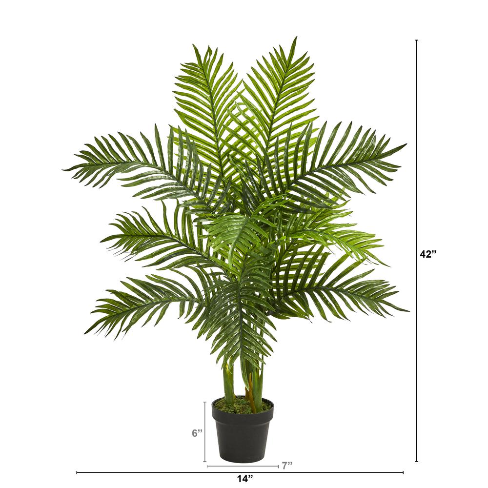 3.5ft. Areca Palm Artificial Tree (Real Touch). Picture 3