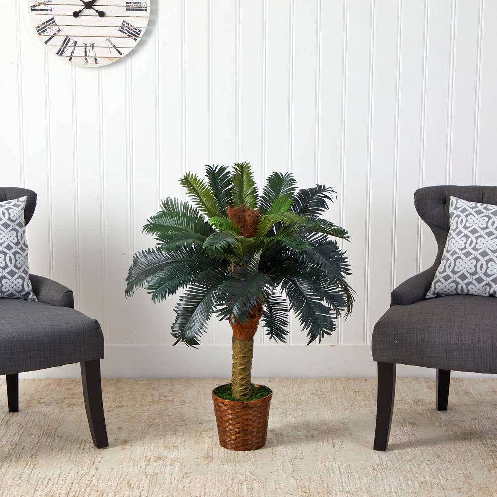 3ft. Sago Palm Artificial Tree. Picture 4