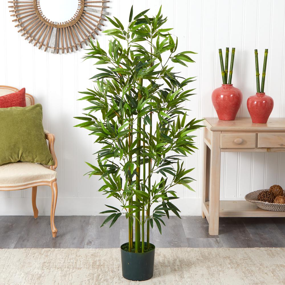 5ft. Bamboo Artificial Tree. Picture 3