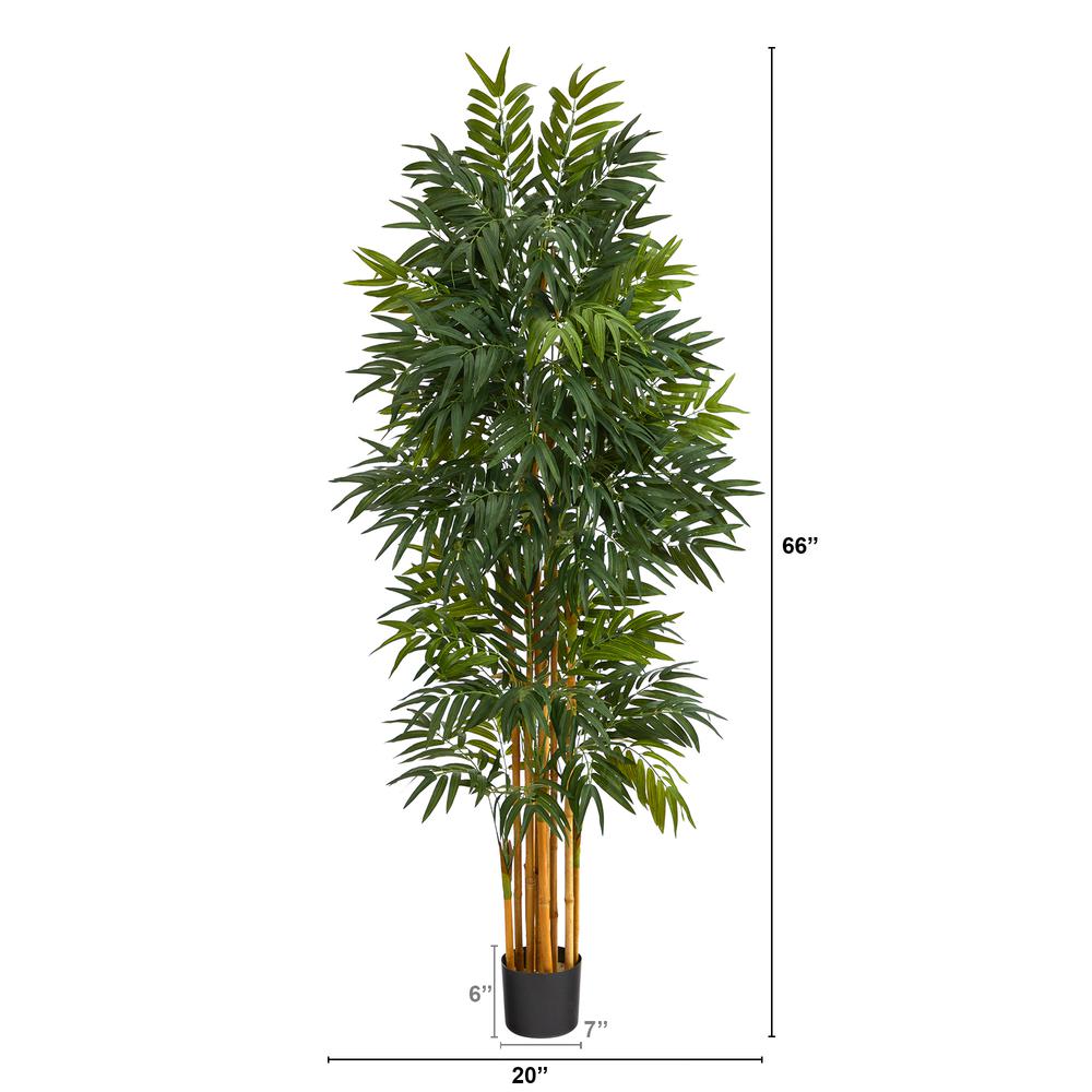 5.5ft. Phoenix Artificial Palm tree with Natural Trunk. Picture 2