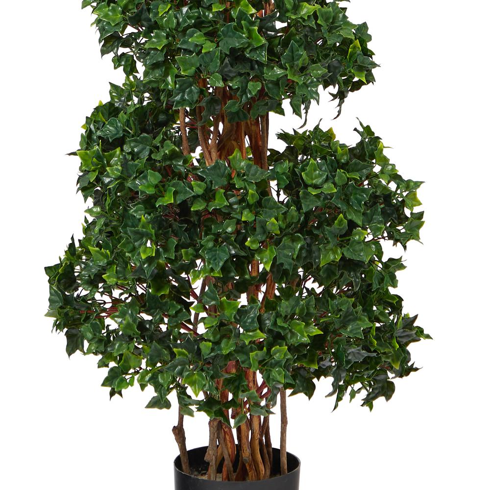 5.5ft. English Ivy Topiary Spiral Artificial Tree UV Resistant (Indoor/Outdoor). Picture 3
