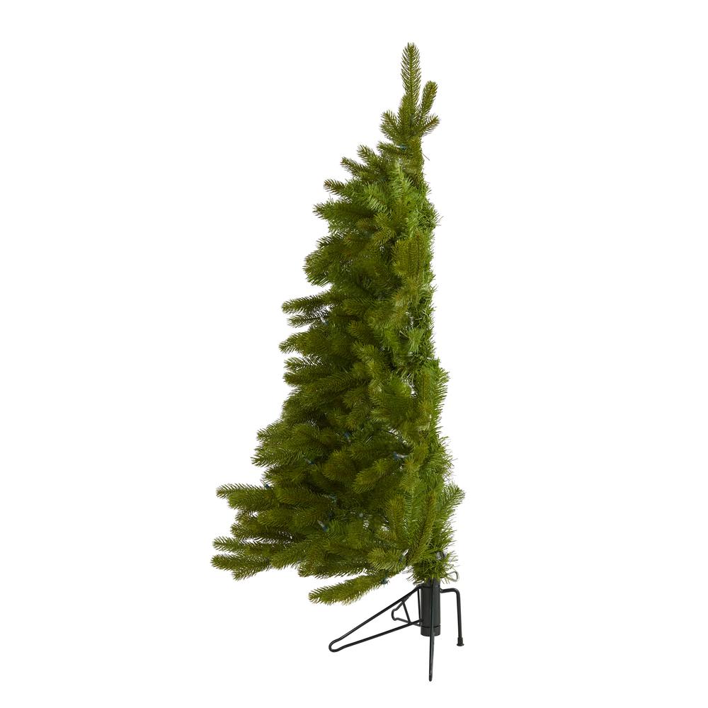 4ft. Cambridge Spruce Flat Back Artificial Christmas Tree. Picture 3