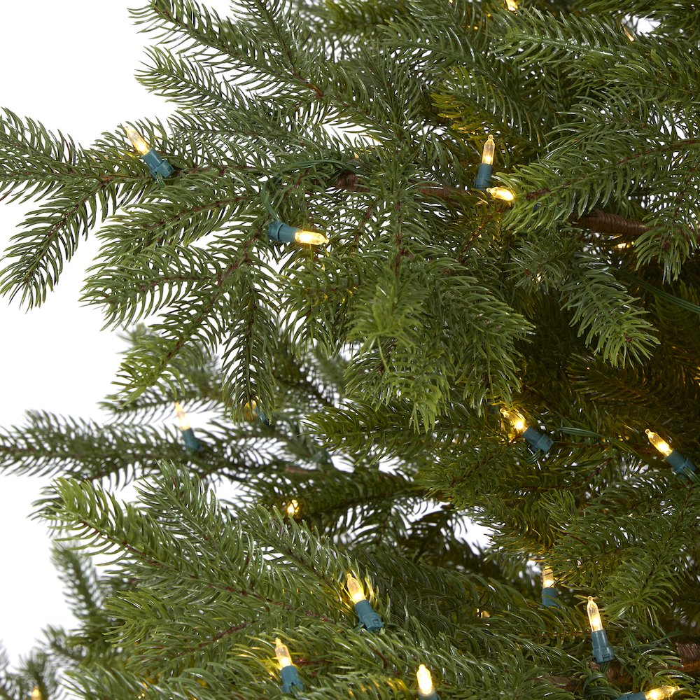 7.5ft. South Carolina Spruce Real Touch Christmas Tree with 650 Warm LED Lights. Picture 3