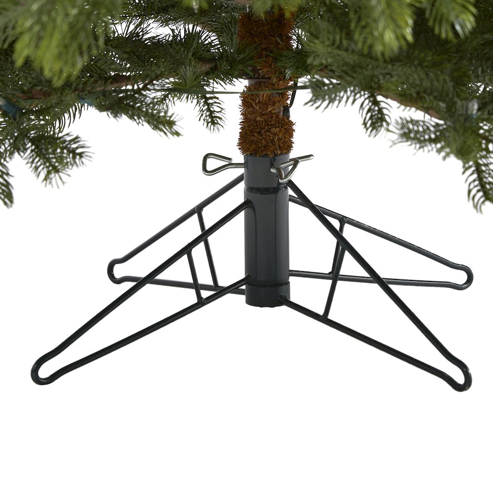 7.5ft. South Carolina Spruce Real Touch Christmas Tree with 650 Warm LED Lights. Picture 5