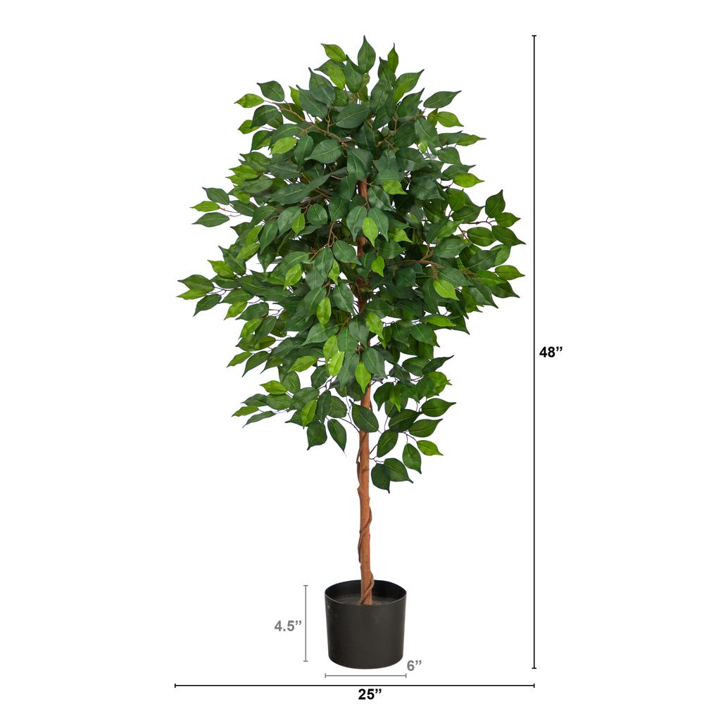 4ft. Ficus Artificial Tree. Picture 2
