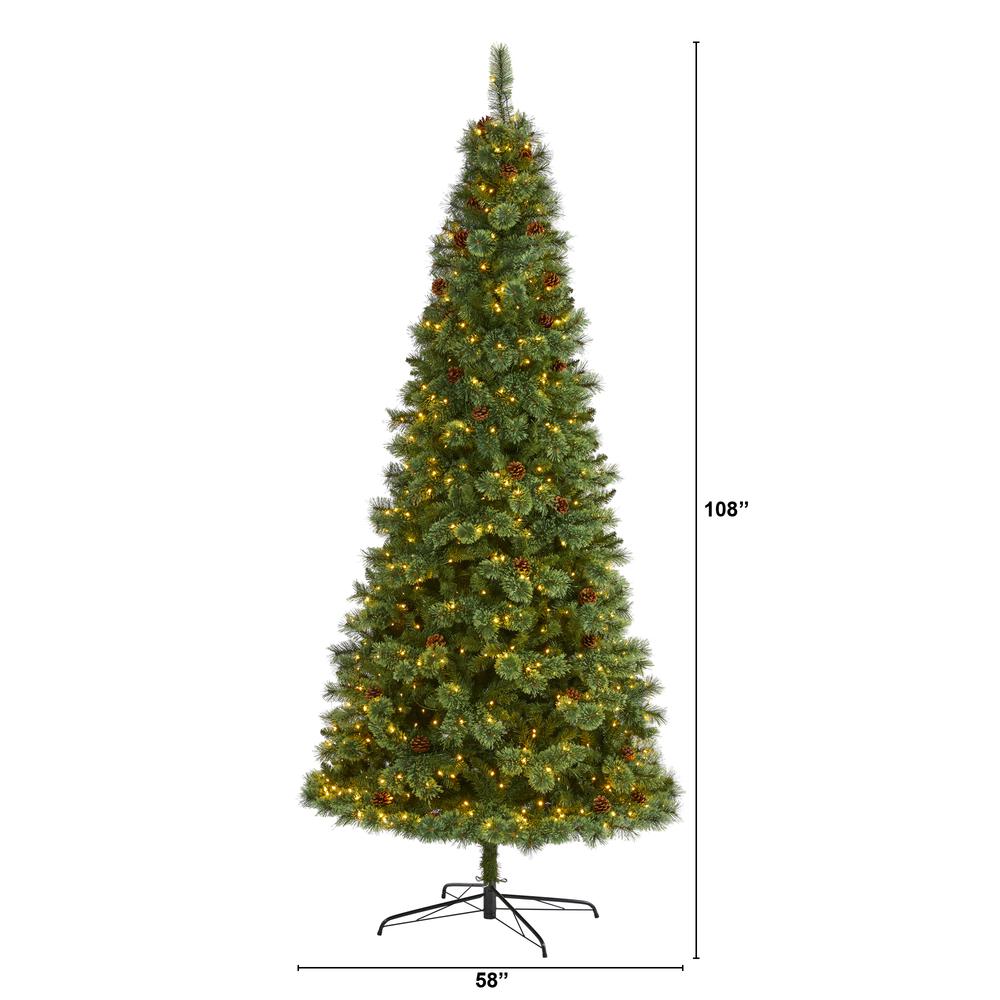 9ft. White Mountain Pine Artificial Christmas Tree. Picture 2