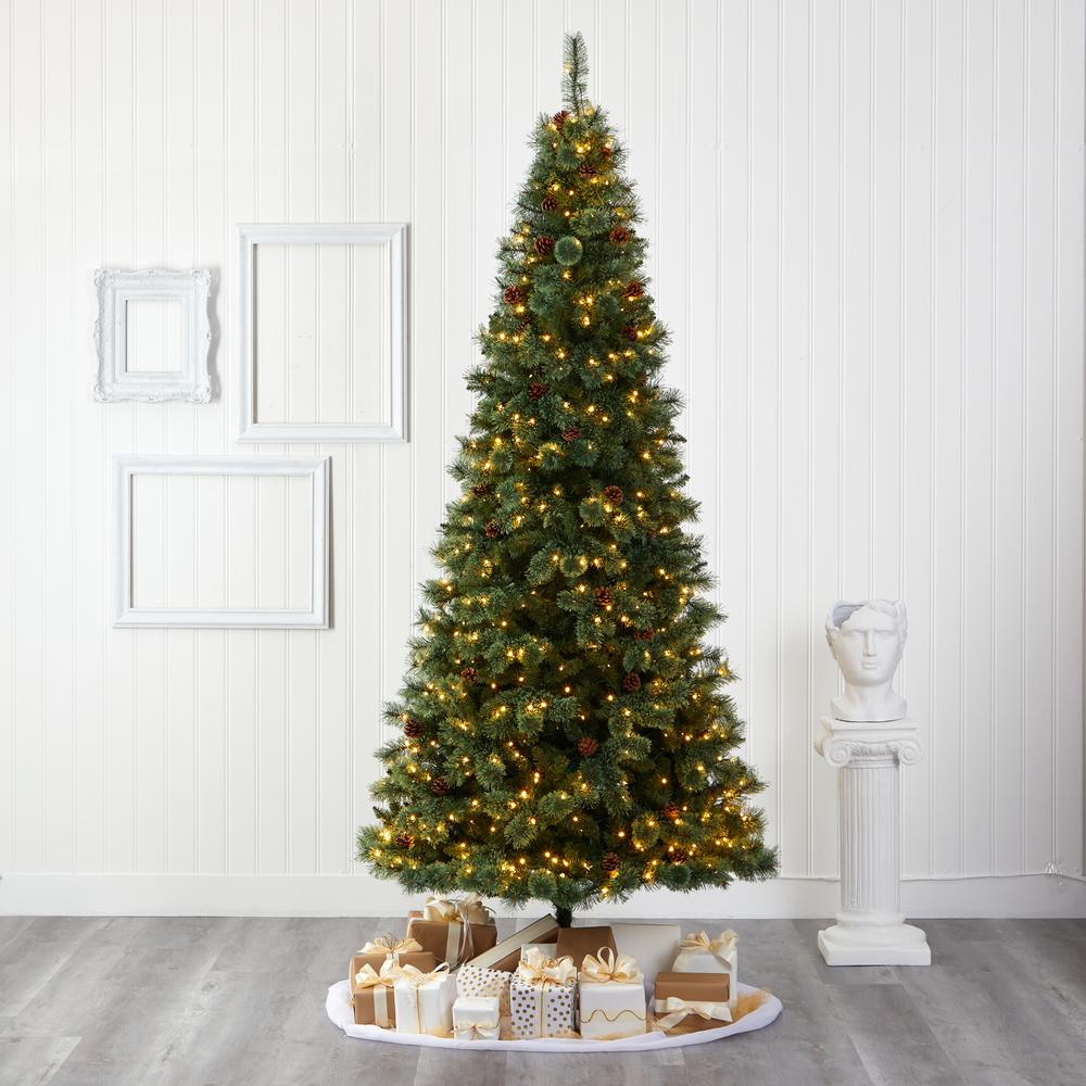 9ft. White Mountain Pine Artificial Christmas Tree. Picture 5
