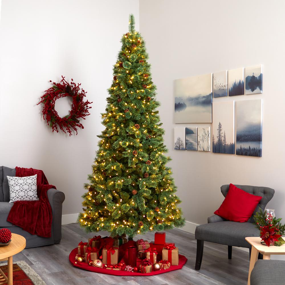 9ft. White Mountain Pine Artificial Christmas Tree. Picture 6
