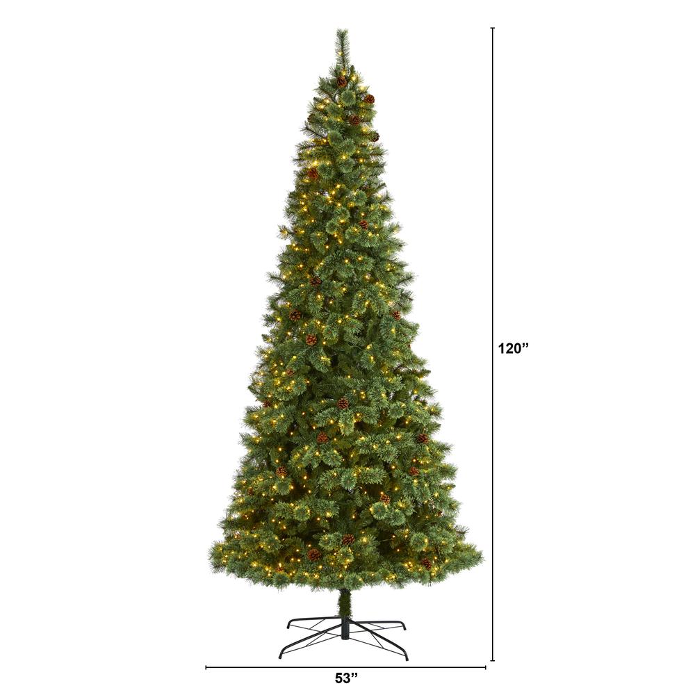 10ft. White Mountain Pine Artificial Christmas Tree. Picture 2