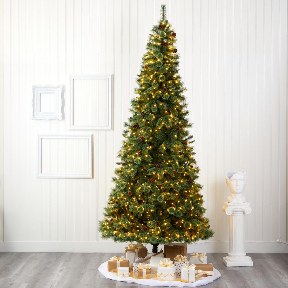 10ft. White Mountain Pine Artificial Christmas Tree. Picture 5