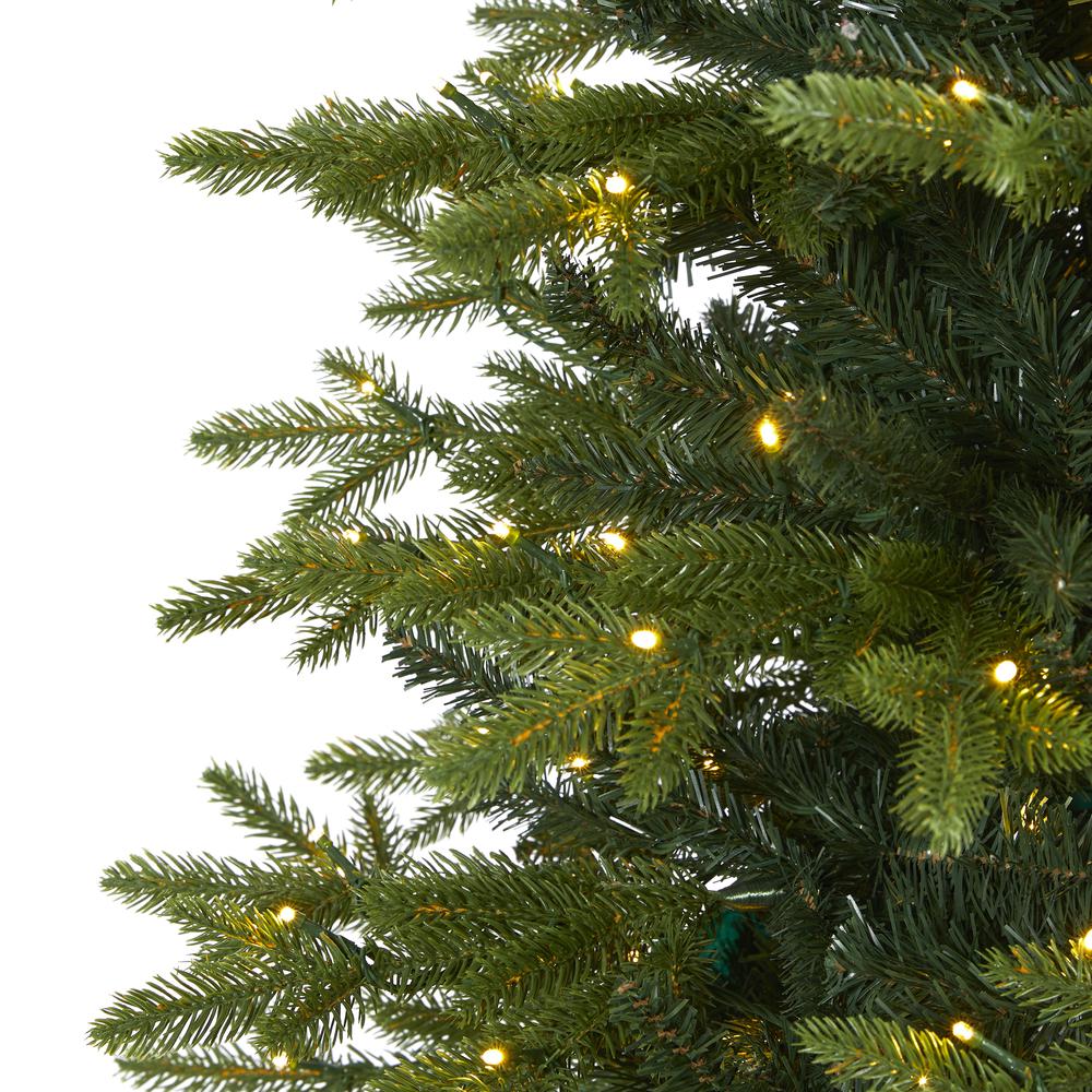 8ft. Belgium Fir Natural Look Artificial Christmas Tree. Picture 3