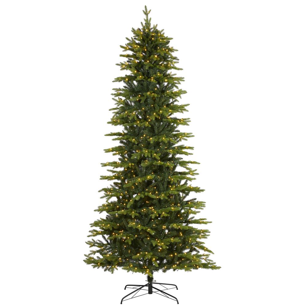 9ft. Belgium Fir Natural Look Artificial Christmas Tree. Picture 1